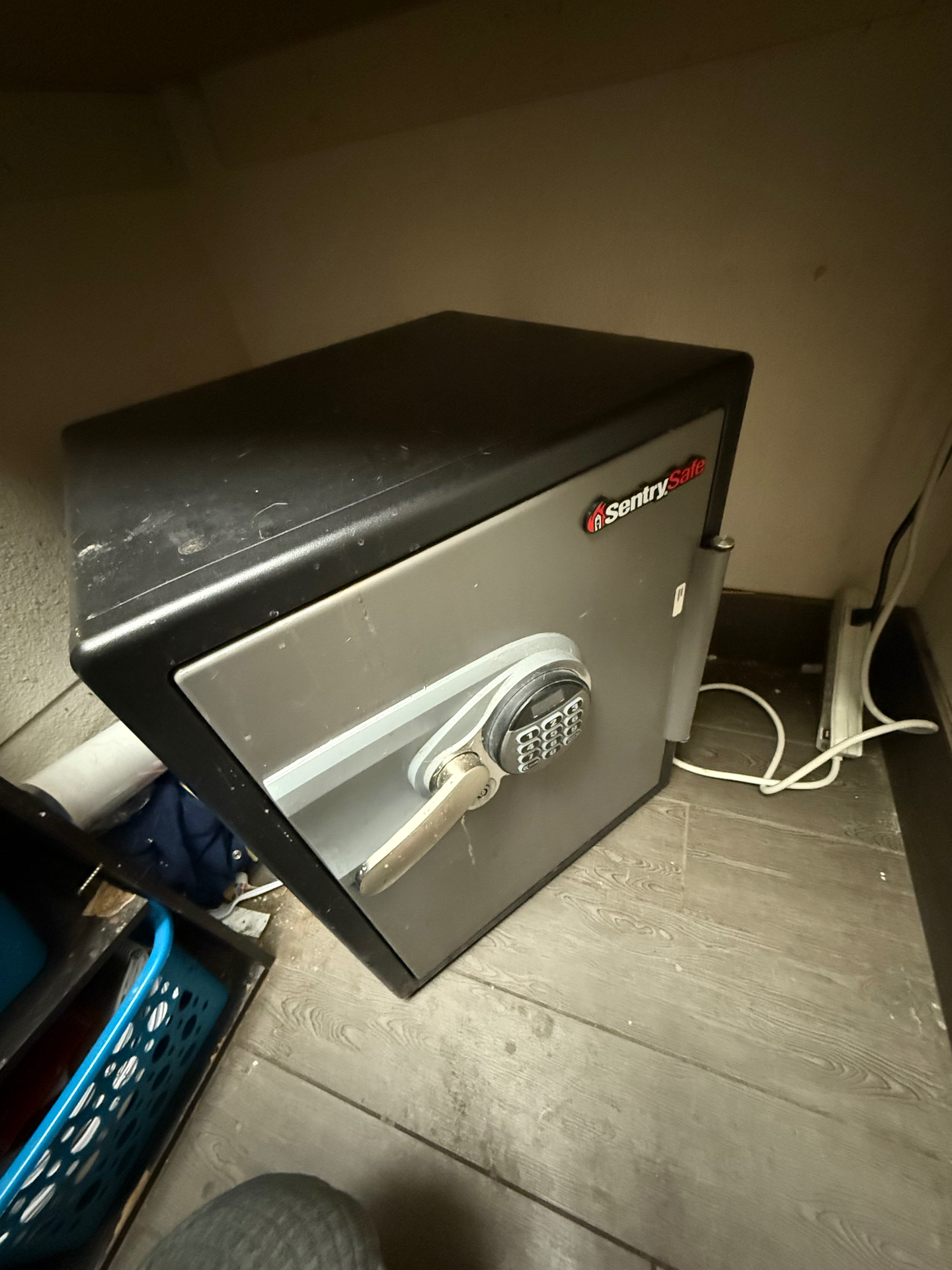SentrySafe electronic keypad safe opened during a professional safe lockout service in Northglenn, Colorado
