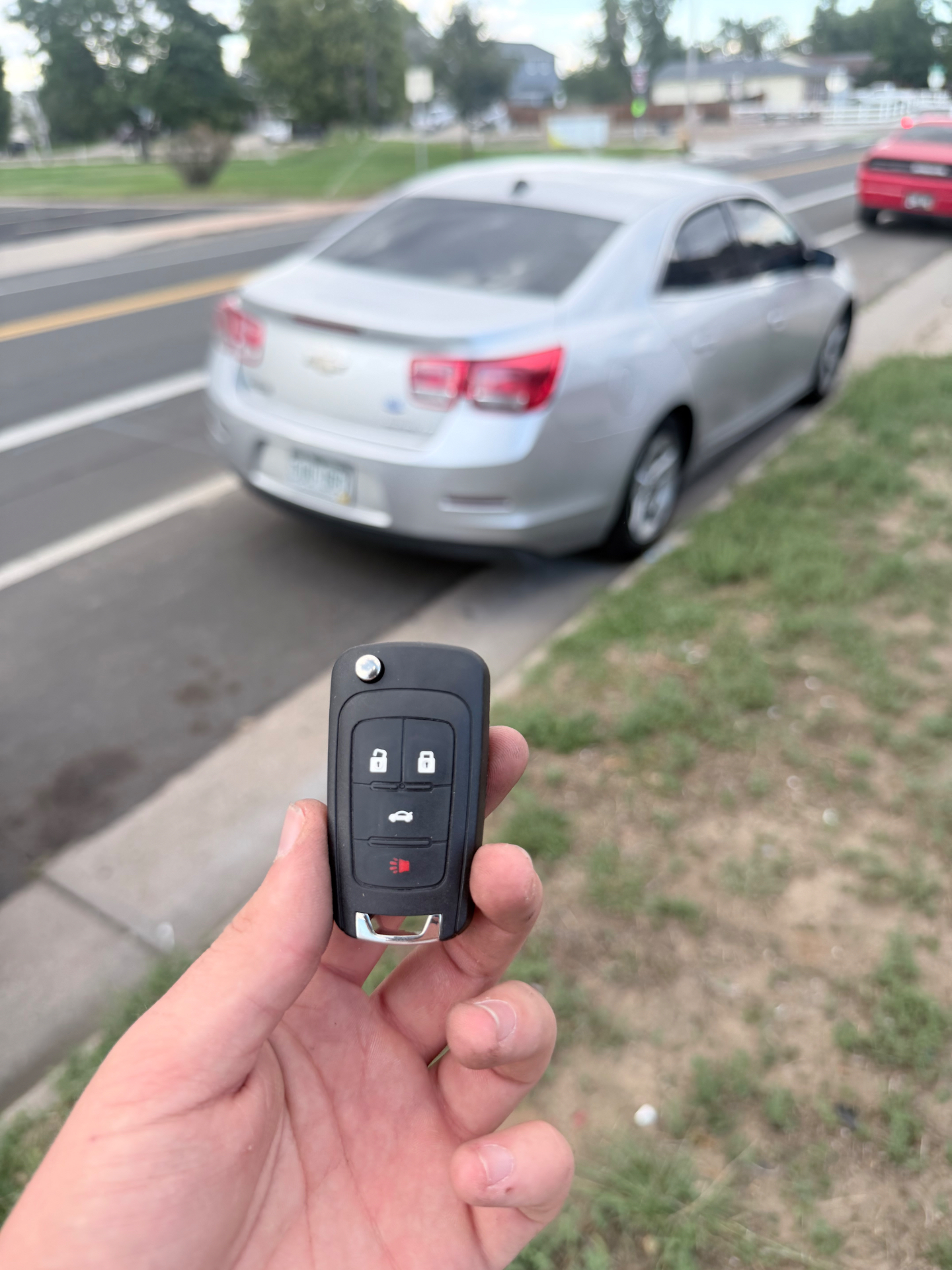 2014 Chevy Malibu replacement flip key cut and programmed in Commerce City Colorado